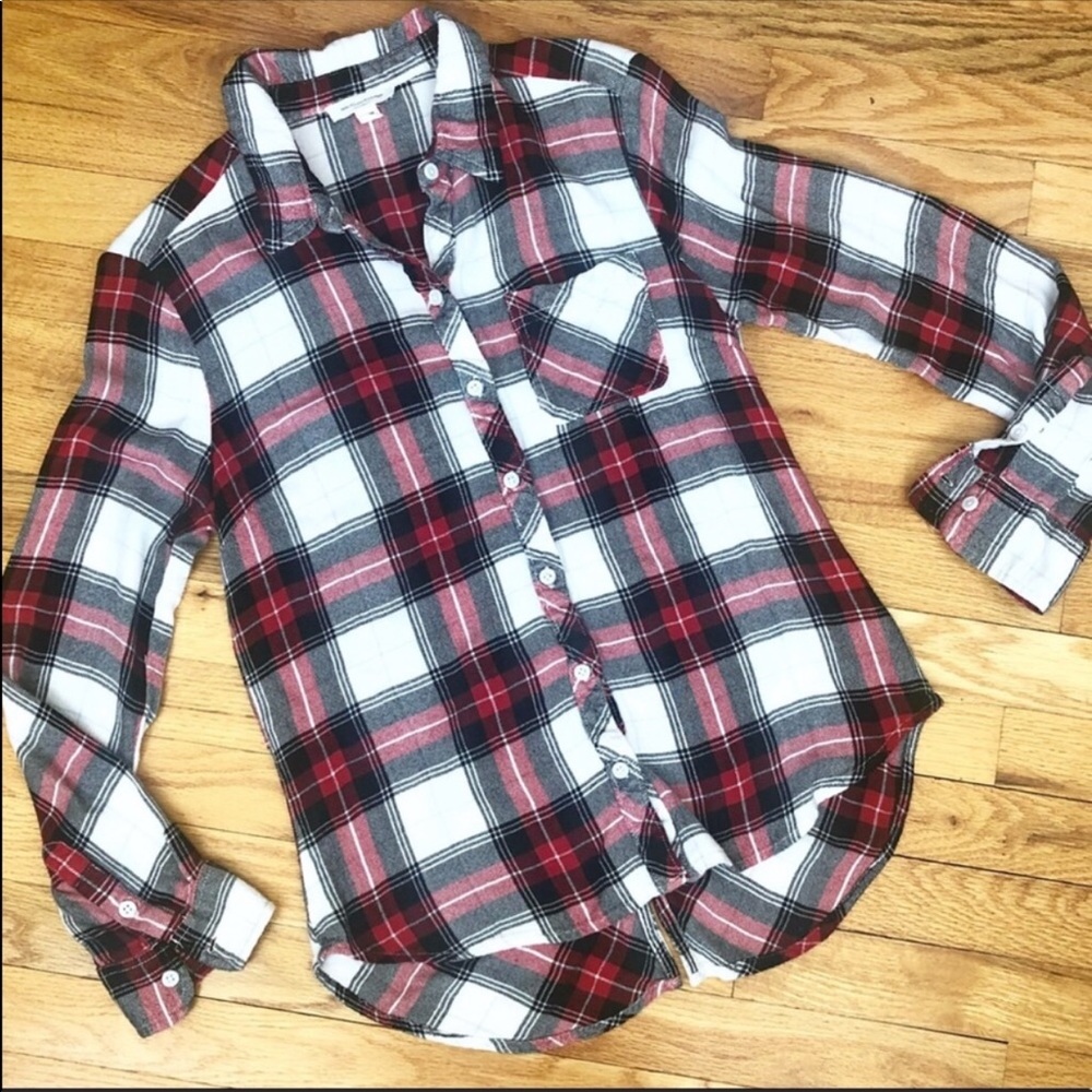 BeachLunchLounge Button Down Flannel